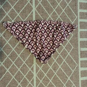 Purple patterned bib